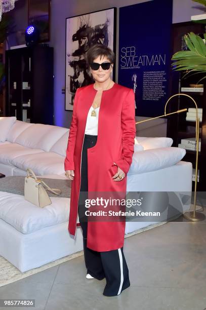 Kris Jenner attends GENERAL PUBLIC x RH Celebration at Restoration Hardware on June 27, 2018 in Los Angeles, California.