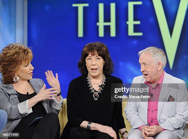 Lily Tomlin and Leslie Jordan were guests on "THE VIEW," Tuesday, April 20, 2010 airing on the Disney General Entertainment Content via Getty Images...