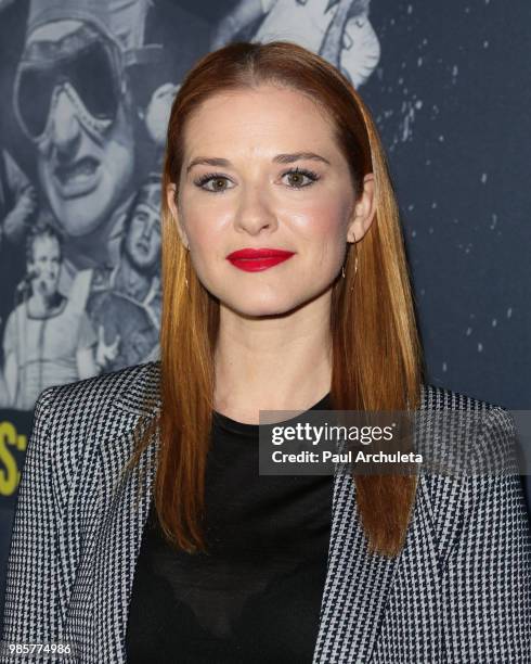 Actress Sarah Drew attends the premiere of "Robin Williams: Come Inside My Mind" from HBO Documentary Films' at the TCL Chinese Theatre IMAX on June...