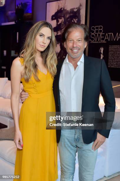 Elizabeth Chambers and Gary G. Friedman attend GENERAL PUBLIC x RH Celebration at Restoration Hardware on June 27, 2018 in Los Angeles, California.