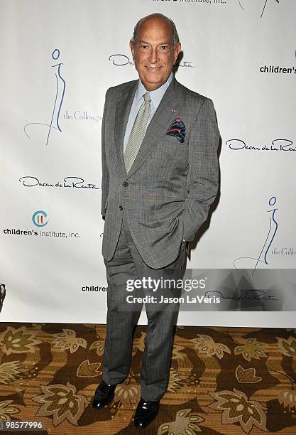 Designer Oscar de la Renta attends the Colleagues' 22nd annual spring luncheon at the Beverly Wilshire Hotel on April 20, 2010 in Beverly Hills,...