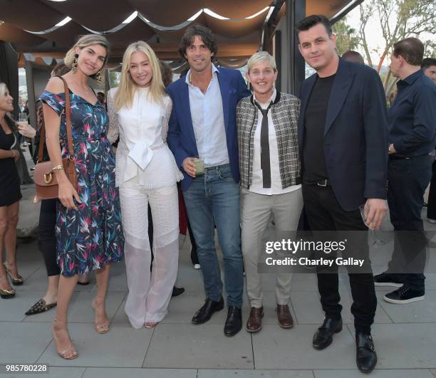 Delfina Blaquier, Portia de Rossi, Nacho Figueras, Ellen DeGeneres and Kurt Rappaport attend GENERAL PUBLIC x RH Celebration at Restoration Hardware...