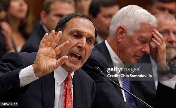 Former Lehman Brothers Chairman and Chief Executive Officer Richard Fuld and Thomas Cruikshank, former member of the Board of Directors and chair of...
