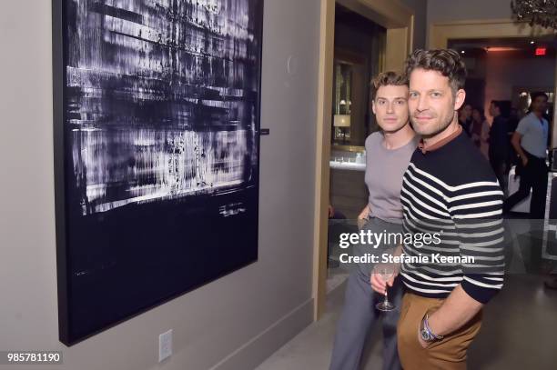 Jeremiah Brent and Nate Berkus attend GENERAL PUBLIC x RH Celebration at Restoration Hardware on June 27, 2018 in Los Angeles, California.