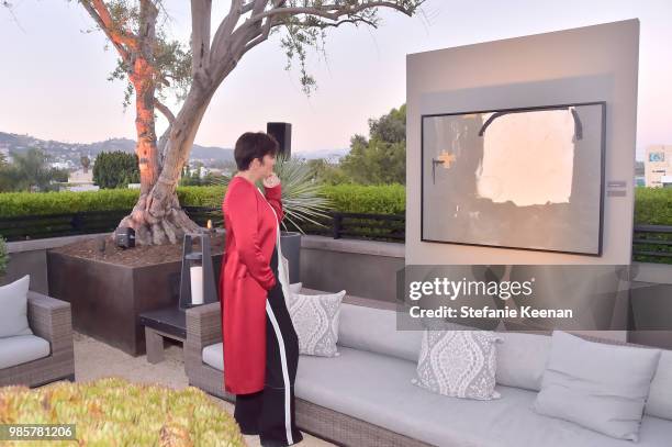 Kris Jenner attends GENERAL PUBLIC x RH Celebration at Restoration Hardware on June 27, 2018 in Los Angeles, California.