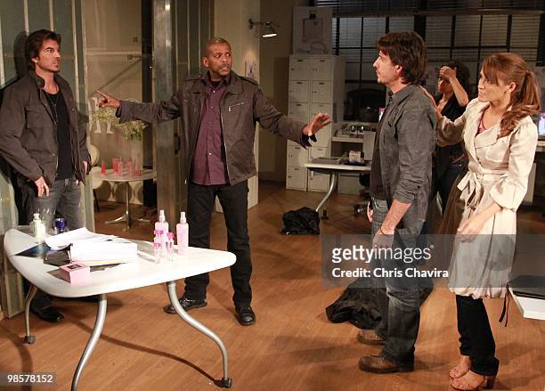 Victor Alfieri , Darnell Williams , Ricky Paull Goldin , Shannon Kane and Chrishell Stause in a scene that airs the week of April 26, 2010 on Disney...