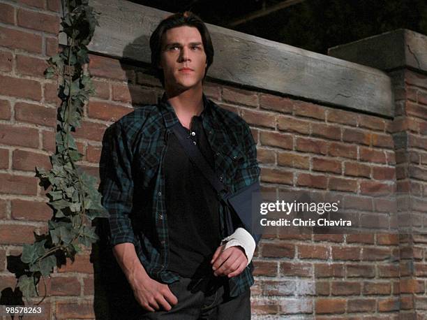 Finn Wittrock in a scene that airs the week of April 26, 2010 on Disney General Entertainment Content via Getty Images Daytime's "All My Children."...