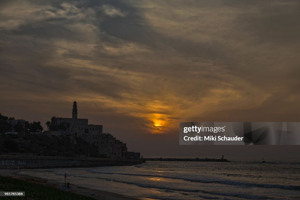 Jaffa Sea At SunSet