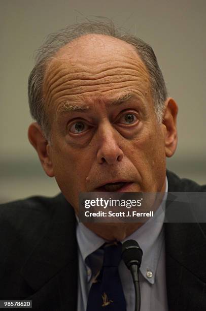 April 20: Peter Bradford, adjunct professor at Vermont Law School and former member of the U.S. Nuclear Regulatory Commission, during the House...