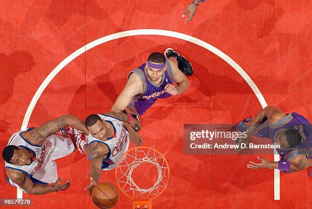 Rasual Butler of the Los Angeles Clippers puts a shot up against the Phoenix Suns at Staples Center on March 3, 2010 in Los Angeles, California. NOTE...