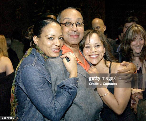 Lauren Velez, George C. Wolfe and Rosie Perez