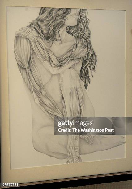 This untitled piece was created by Sylvia Girard a second year student at the Art Institute of Washington. The work will be exhibited at the school...
