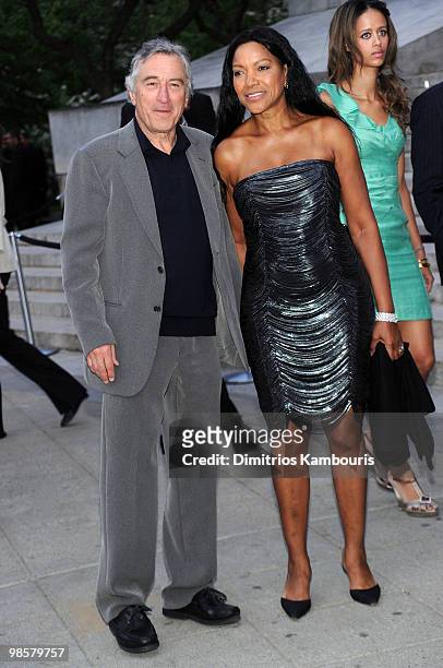Tribeca Film Festival co-founder, Robert De Niro and wife Grace Hightower attend the Vanity Fair Party during the 9th Annual Tribeca Film Festival at...