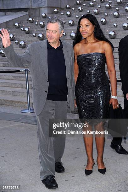 Tribeca Film Festival co-founder, Robert De Niro and wife Grace Hightower attend the Vanity Fair Party during the 9th Annual Tribeca Film Festival at...