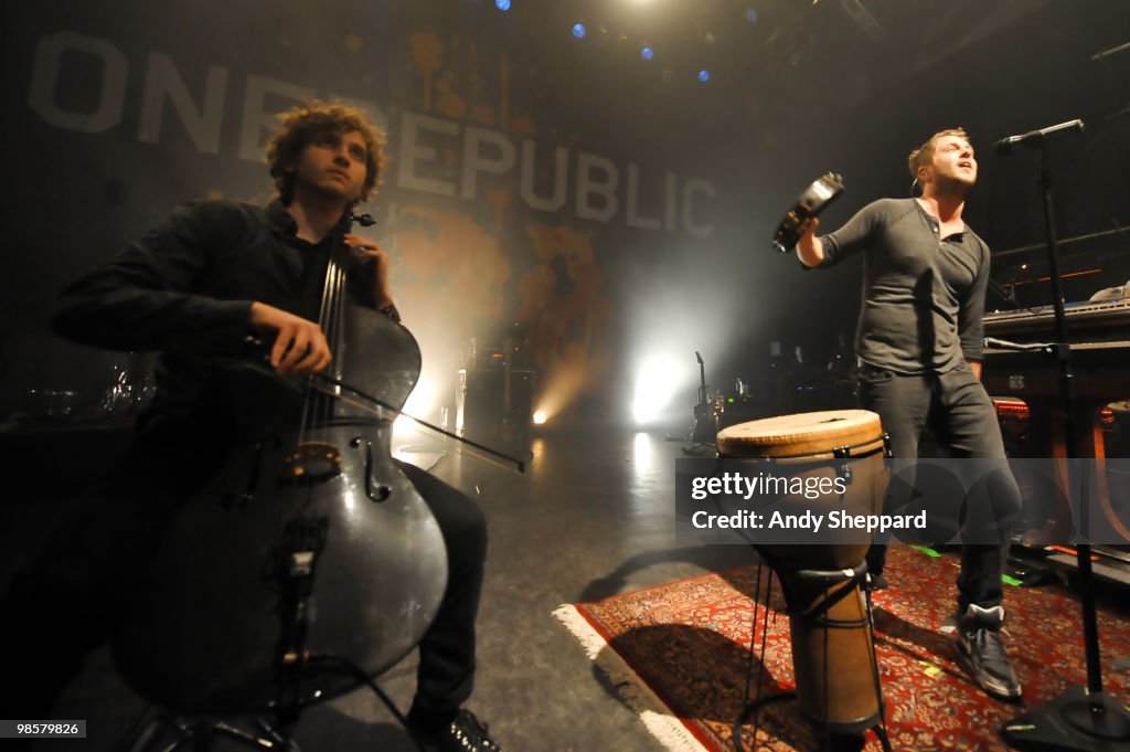 OneRepublic Perform At Shepherds Bush Empire In London
