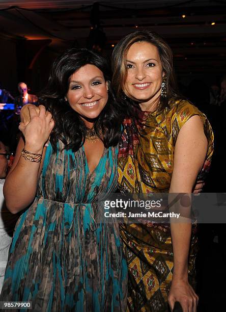 Tv personality Rachael Ray and actress Mariska Hargitay attend the Food Bank for New York City's 8th Annual Can-Do Awards dinner at Abigail Kirsch�s...