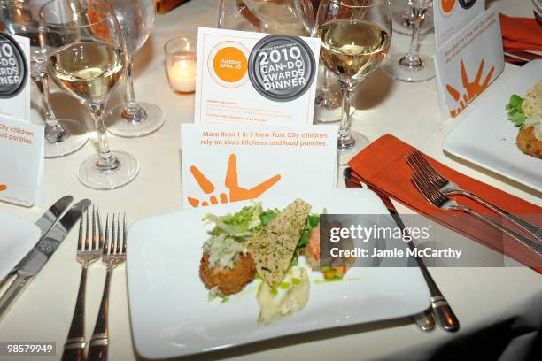 General view of atmosphere at the Food Bank for New York City's 8th Annual Can-Do Awards dinner at Abigail Kirsch�s Pier Sixty at Chelsea Piers on...