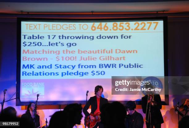 General view of atmosphere at the Food Bank for New York City's 8th Annual Can-Do Awards dinner at Abigail Kirsch�s Pier Sixty at Chelsea Piers on...