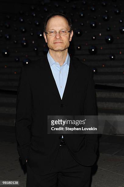 Actor David Hyde Pierce attends the Vanity Fair party before the 2010 Tribeca Film Festival at the New York State Supreme Court on April 20, 2010 in...