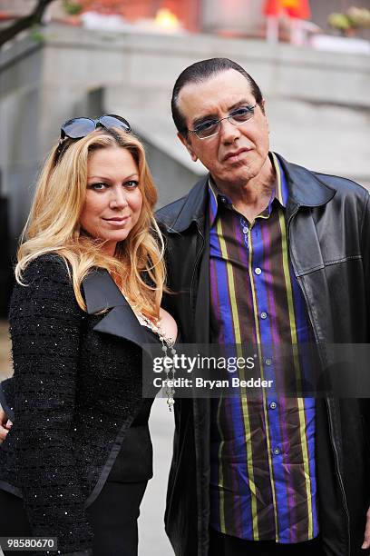 Actor Chazz Palminteri and Gianna Ranaudo attends the Vanity Fair Party during the 9th Annual Tribeca Film Festival at the New York State Supreme...