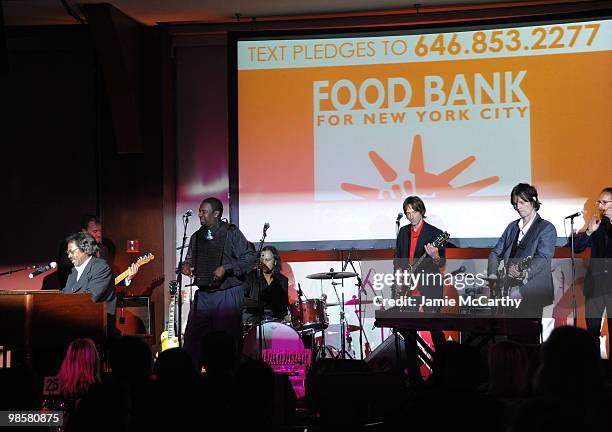 Buckwheat Zydeco performs at the Food Bank for New York City's 8th Annual Can-Do Awards dinner at Abigail Kirsch�s Pier Sixty at Chelsea Piers on...