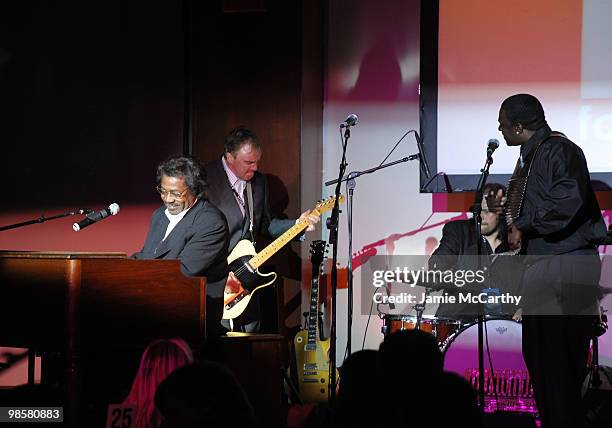 Buckwheat Zydeco performs at the Food Bank for New York City's 8th Annual Can-Do Awards dinner at Abigail Kirsch�s Pier Sixty at Chelsea Piers on...