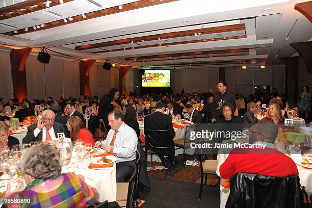 General view of atmosphere at the Food Bank for New York City's 8th Annual Can-Do Awards dinner at Abigail Kirsch�s Pier Sixty at Chelsea Piers on...