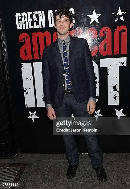 Actor Michael Urie attends the Broadway Opening of "American Idiot" at the St. James Theatre on April 20, 2010 in New York City.