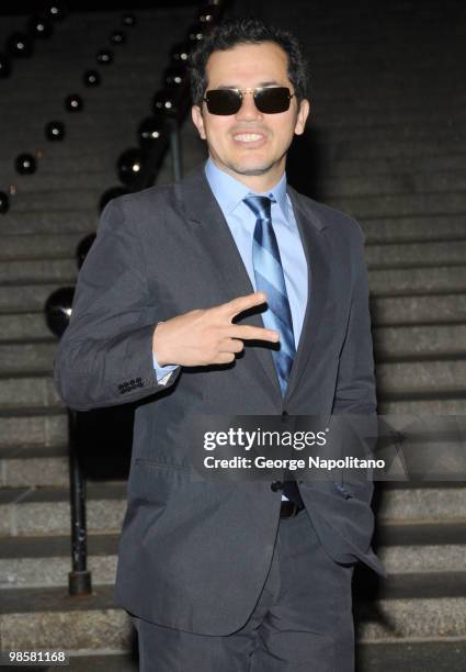 Actor John Leguizamo arrives at New York State Supreme Court for the Vanity Fair Party during the 2010 Tribeca Film Festival on April 20, 2010 in New...