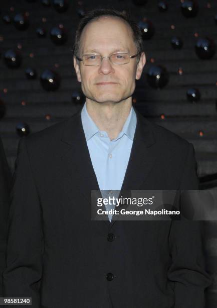Actor David Hyde Pierce arrives at New York State Supreme Court for the Vanity Fair Party during the 2010 Tribeca Film Festival on April 20, 2010 in...