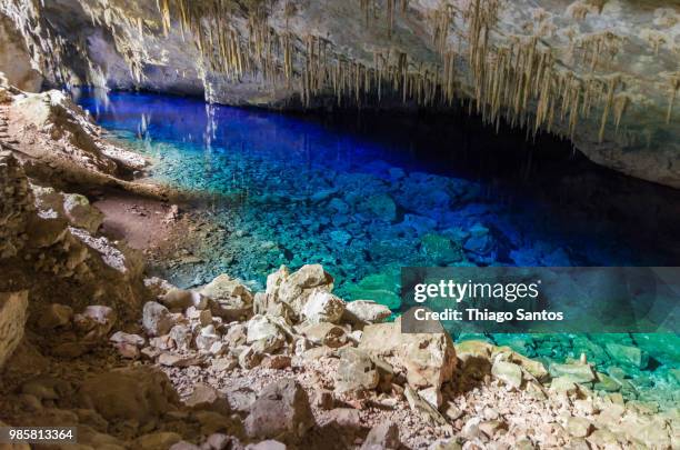 Beautiful cave of the City of Bonito in Matogrosso do Sul, Brazil.