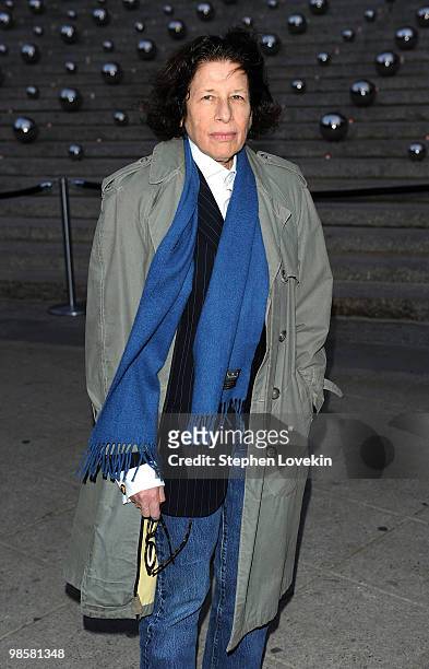 Writer Fran Lebowitz attends the Vanity Fair Party during the 9th Annual Tribeca Film Festival at the New York State Supreme Court on April 20, 2010...