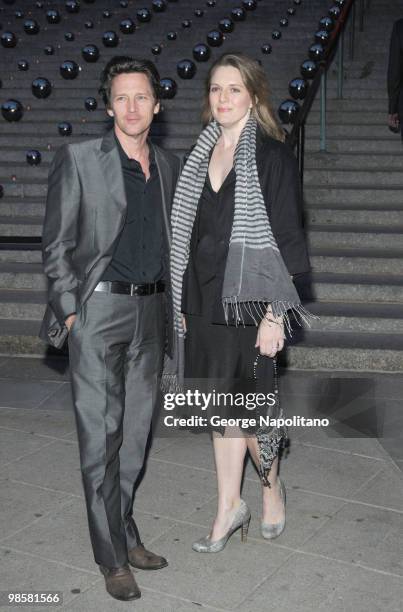 Andrew McCarthy and Dolores Rice arrives at New York State Supreme Court for the Vanity Fair Party during the 2010 Tribeca Film Festival on April 20,...