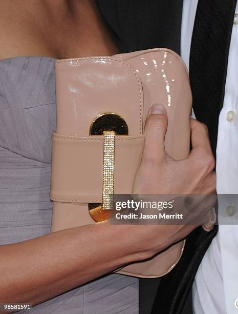 Actors Hilarie Burton and Jeffrey Dean Morgan arrive at "The Losers" Premiere at Grauman's Chinese Theatre on April 20, 2010 in Hollywood, California.