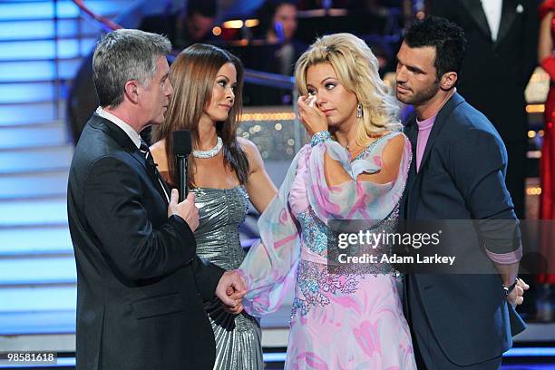 Episode 1005A" - The fourth couple to be eliminated this season, Kate Gosselin and Tony Dovolani, was sent home on "Dancing with the Stars the...