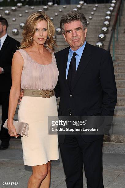 Kathy Freston and Tom Freston attend the Vanity Fair party before the 2010 Tribeca Film Festival at the New York State Supreme Court on April 20,...