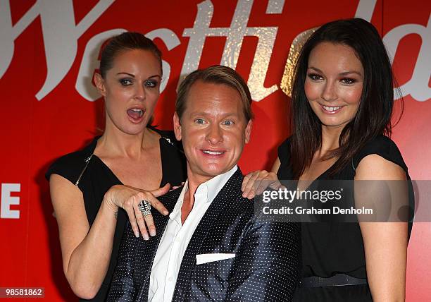 Charlotte Dawson, Carson Kressley and Ricki-Lee Coulter attend the launch of his national Westfield Be Styled Tour at Westfield Bondi Junction on...