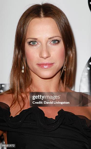 Personality Edyta Sliwinska attends the 11th Annual Polish Film Festival Opening Gala at the Egyptian Theatre on April 20, 2010 in Los Angeles,...