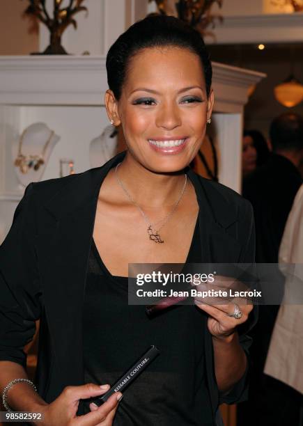 Keisha Whitaker attends the Kissable Couture with Keisha Whitaker at Diane Merrick Boutique on April 20, 2010 in Los Angeles, California.