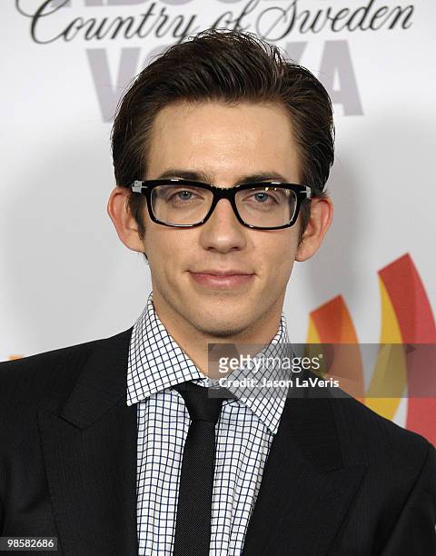 Actor Kevin McHale attends the 21st annual GLAAD Media Awards at Hyatt Regency Century Plaza on April 17, 2010 in Century City, California.