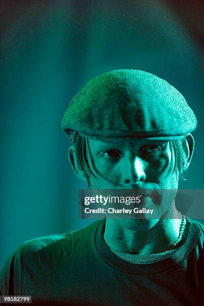 Musician Chris Chaney of Taylor Hawkins And The Coattail Riders performs at the Troubadour on April 20, 2010 in Los Angeles, California.