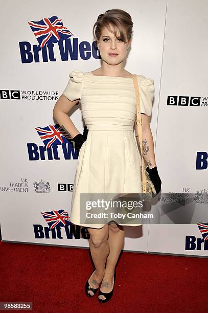 Kelly Osbourne attends the Champage launch of BritWeek held at the Consul Generals residence on April 20, 2010 in Los Angeles, California.