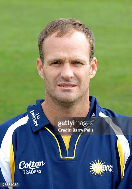 Dale Benkenstein of Durham poses for a portrait during the Durham CCC photocall at the Riverside on April 6, 2010 in Chester-Le-Street, England.