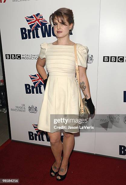 Kelly Osbourne attends the BritWeek champagne launch red carpet event at the British Consul General's residence on April 20, 2010 in Los Angeles,...