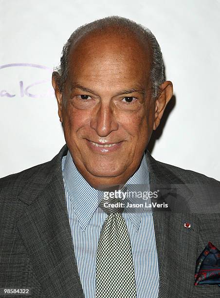 Designer Oscar de la Renta attends the Colleagues' 22nd annual spring luncheon at the Beverly Wilshire Hotel on April 20, 2010 in Beverly Hills,...