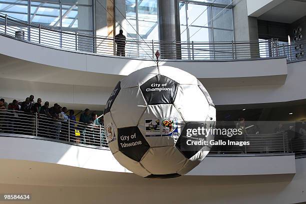 New airport terminal, the O.R Tambo International Airport, is launched by South African President Jacob Zuma and South African minister of transport...