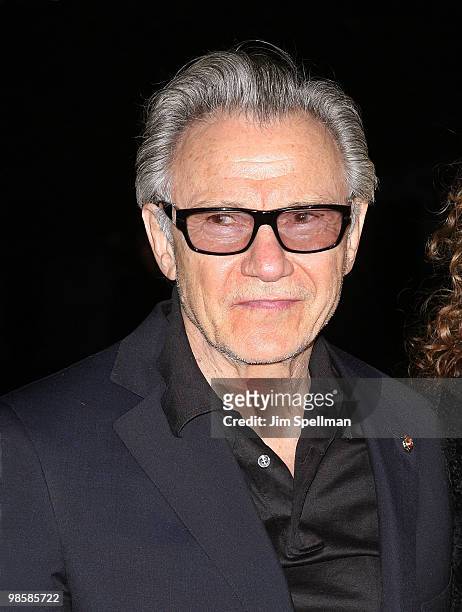 Actor Harvey Keitel attends the Vanity Fair Party during the 9th Annual Tribeca Film Festival at New York State Supreme Court on April 20, 2010 in...