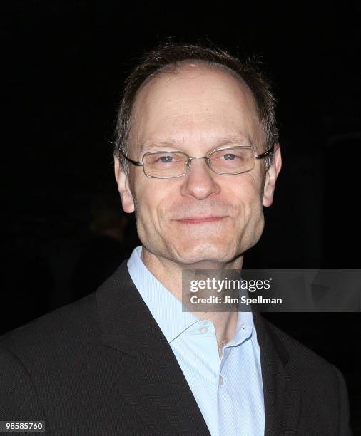 Actor David Hyde Pierce attends the Vanity Fair Party during the 9th Annual Tribeca Film Festival at New York State Supreme Court on April 20, 2010...