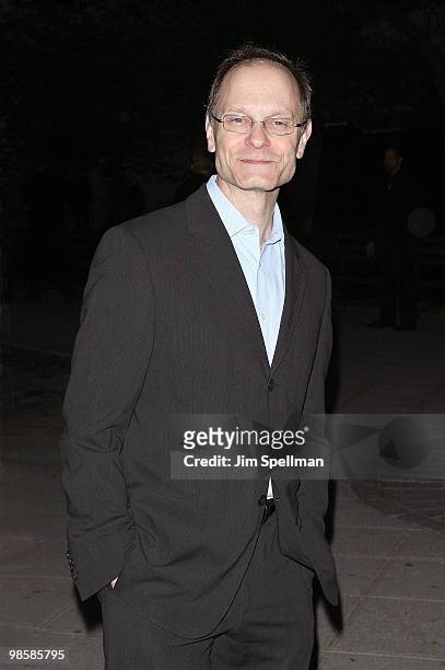 Actor David Hyde Pierce attends the Vanity Fair Party during the 9th Annual Tribeca Film Festival at New York State Supreme Court on April 20, 2010...