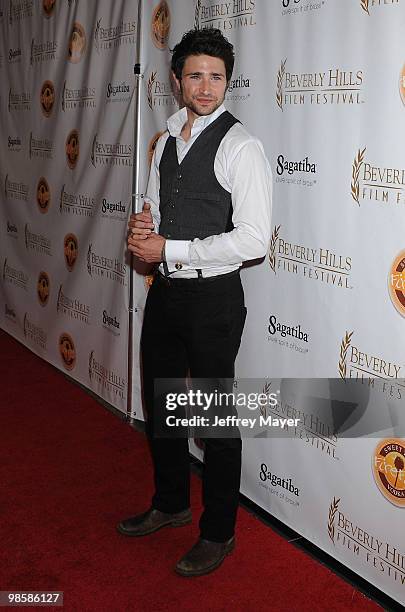 Actor Matt Dallas arrives at the 10th Annual Beverly Hills Film Festival Opening Night at Clarity Theater on April 14, 2010 in Beverly Hills,...